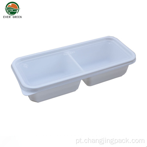 Disponível Retire o recipiente de alimentos preto 3 compartimentos